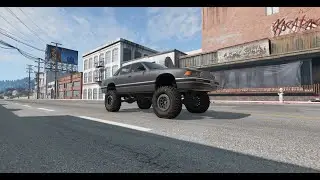 Turning Cars into Monster trucks using the world editor in Beamng Drive