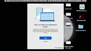 Remote Desktop protocol (RDP) into Cyber Range Server on Mac