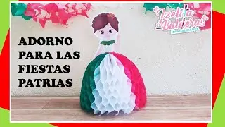 Nido de abeja - Adorno para la fiestas patrias