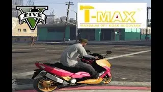 مود اضافة دراجة T max على لعبة GTA V