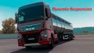 ETS 2 Mod | Dynamic Suspension for Keyboard & Steering Wheel v5 [ETS2 v1.38]