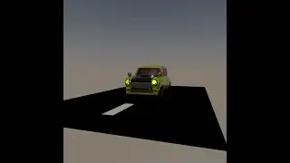 3D Mr. Bean car Model  Autodesk Maya 2024