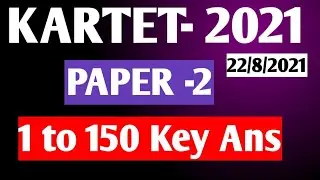 KARTET PAPER-2 key ans