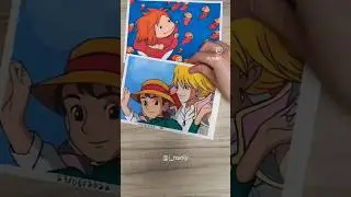 ✨ Gouache paintings ✨ #irainly #i_rainly #anime #ponyo #art #brotherbear  #howlsmovingcastle