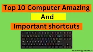 Top 10 Amazing Keyboard Shortcuts You Must Know ⚡ Keyboard shortcuts  | Amazing computer shortcuts,
