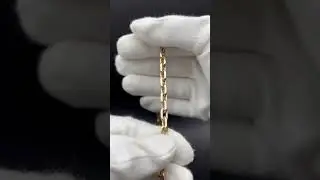 100 граммовая золотая цепь "якорь" с замком коробка🔥 #handmade #назаказ #цепь #gold #золотаяцепь