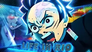 Life in Rio - Brazilian phonk📲 gojo demon slayer remake *free preset* Alightmotion xml (Edit/AMV]🖤