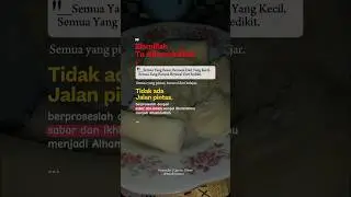 Awali Bismillah diakhiri Alhamdulillah