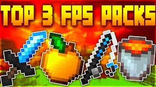 Minecraft: TOP 3 FPS TEXTURE PACKS! HIGH FPS NO LAG 1.7/1.8/1.9/1.16 MC Resource Packs PVP