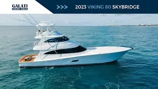 SOLD - 2023 Viking 80 Skybridge "SHOE"
