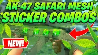 AK-47 SAFARI MESH STICKER COMBOS (2021) - CS:GO