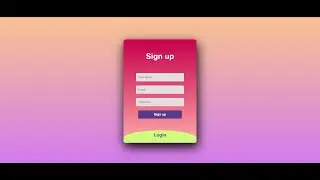 Sign Up & Login Form in CSS With Source Code || Step By Step Tutorial
