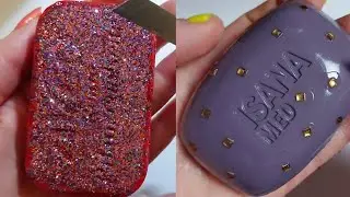 Soap Carving ASMR Relaxing Sounds no talking Satisfying ASMR Video #carvingsoap #soapcutting #acmp