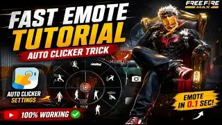 Fast emote tutorial video auto clicker app 100% working 