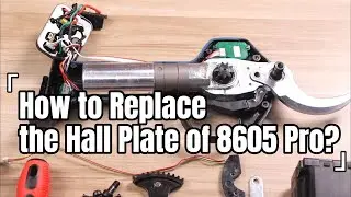 How to replace the Hall plate of 8605Pro? 
