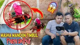 DRONE MENANGKAP MASHA MANDIIN TIMBUL PAKAI DARAH