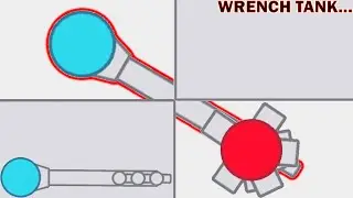Arras.io - The Longest Tank - Wrench 1.22M Score (Arms Race)