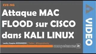 190# Attaque MAC Flood sur CISCO dans Kali Linux 
