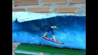 Eco arte : surf no tubo...