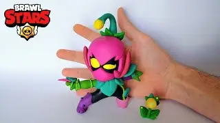 Making Brawl Stars Lily - Clay Art 🪷🌿