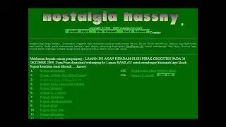 kenangan nostalgia hassny