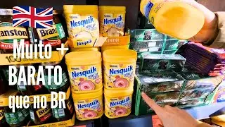 ESTÃO TE ROUBANDO NO PREÇO DA COMIDA NO BRASIL - Supermercado em LONDRES