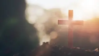 Fondo video Cruz resplandeciente  HD