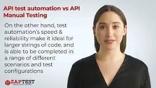 API test automation vs API manual testing