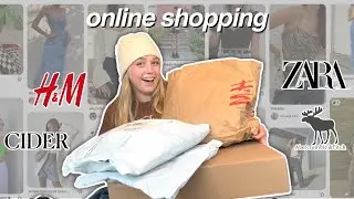 buying my DREAM wardrobe 💸 | online shopping + try-on haul (Zara, H&M, Cider, Abercrombie)