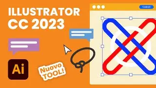 Ecco tutte le novità di Illustrator CC 2023 (funzione intreccia e molto altro)