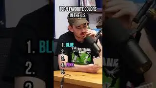 Top 5 favorite colors in the US #colors #favorite
