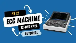 12 Channel ECG Machine DEMO | Tutorial and User Guide By Hemant Surgical
