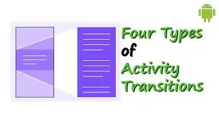 Four Types of Activity Transitions  ¦¦ Android Tutorials From Treehouse