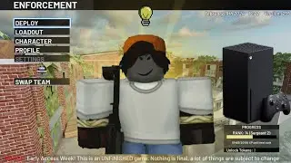 ROBLOX ENFORCEMENT EARLY ACCESS GAMEPLAY ON XBOX SERIES X!
