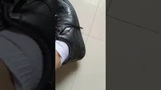 Refurbished black Nike Air Force 1. Really comfy.