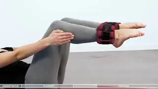 TEASER EXERCISE with wrist & ankle weights
