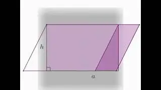 Area of parallelogram||area of rectangle|| geometrical || convert area of parallelogram to rectangle