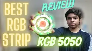 budgie RGB led strip with remote and adapter
