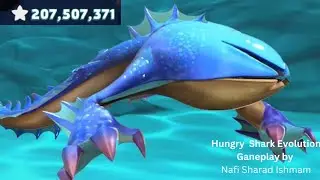 I scored 200M+ (207,507,360) in Hungry Shark Evolution with an Abysshark