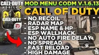 Call Of Duty Mobile - Mod H4ck v.1.6.13 No Root Work 100%