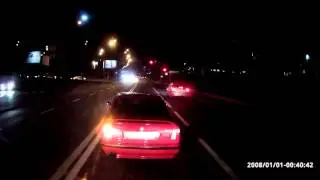 BurnOut и красивый разворот от BMW M-серии