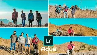 Cara edit foto moody aqua di Lightroom mobile