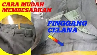 Cara Membesarkan Pinggang Celana Kain