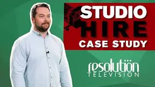 Hiring the Green Screen Studio - Resolution TV Studio Hire Case Study | FORTAYmedia