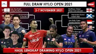 Hasil Drawing Hylo Open 2021, Badminton Hylo Open 2021 | 2 Sampai 7 November 2021