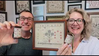 Stitching Smalls with Caroline and Daniel - Episode 2 - Jeanette Douglas Designs - Spools part 2