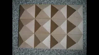Декоративная пирамидка из бука. Decorative pyramid made of beech.