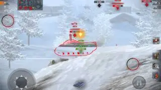 Обычный рандомный бой в WoT Blitz на Т29