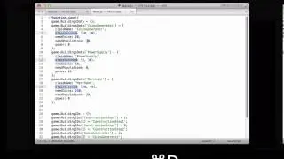 Multiple cursors in Sublime Text - demo 3