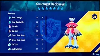 7 STAR DECIDUEYE TERA RAID IN POKÉMON Scarlet and Violet #nintendo #pokemon